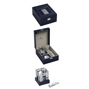 Ensemble d'encensoirs en bois et en métal faits à la main avec boîte décorative pour encens arabe, usage religieux, cadeau pour le Ramadan et l'Aïd toute l'année - Product Image 1