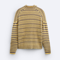 Maßgeschneiderter Neuer Stil Langarm-Pullover Herren Umlegekragen Gestreifter Strickpullover Polokragen Strickware Pullover für Männer