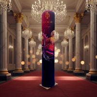 Pilier gonflable lumineux publicitaire personnalisé, colonne gonflable pour la décoration