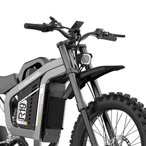 Moto électrique vintage pour adultes avec moteur sans balais de 6000 W et batterie Li-ion 21700, vitesse maximale de 61 à 80 km/h - Product Image 2