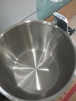 Casserole à pression haute capacité en acier inoxydable, de bonne qualité