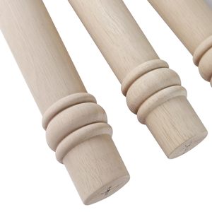 Gambe <span class=keywords><strong>per</strong></span> <span class=keywords><strong>Tavolo</strong></span> in Legno Massello Non Finite, Piedini <span class=keywords><strong>per</strong></span> Mobili con Piani Rettangolari, Accessori <span class=keywords><strong>per</strong></span> Gambe di Mobili in Legno Tornito <span class=keywords><strong>per</strong></span> Tavoli in Legno - Product Image 3