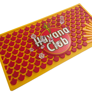 Custom 3D Logo Food Grade Silicone Bar Runner Mat Raised <b>Edge</b> Waterproof Bar Spill Mat for Brand Merchandise - Product Image 6