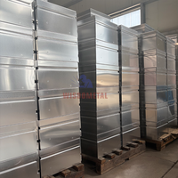 Fabrication sur mesure de conduits d'air carrés en acier galvanisé et inoxydable OEM ODM pour la ventilation CVC