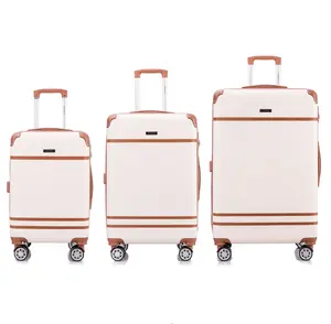 Индивидуальный дизайн, оптовая продажа, Дорожный чемодан хорошего качества, модная форма с колесами-спиннером, тележка для багажа
