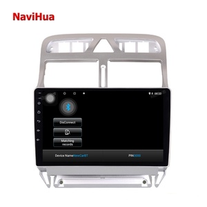 Lecteur DVD de voiture Android à écran tactile Navihua 4+64 Go 8 cœurs, autoradio, vidéo, audio, système de navigation GPS pour Peugeot 307 - Product Image 3