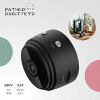 Harga Pabrik Penjualan Terlaris Kamera WiFi Super Mini A9 Penglihatan Malam Tahan Air Keamanan Rumah Sudut Lebar 180 Derajat Sensor MOS