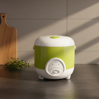 Cuisinière à riz électrique personnelle de petite taille de qualité professionnelle avec revêtement antiadhésif, portable et écologique, capacité de 2,1 à 3,0 L