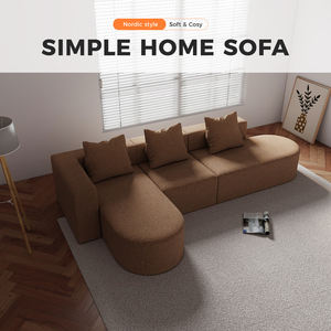 <span class=keywords><strong>2026</strong></span> फर्नीचर सेशनल रीक्लाइनिंग टेक्सटाइल सोफा फोम टूल-फ्री असेंबली काउच स्टूडियो छोटे कमरे अपार्टमेंट - Product Image 5