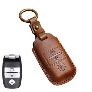 Estuche para llaves de coche de cuero genuino, superventas, adecuado para Hyundai, Kia, Sportage, Carnival, Forte, accesorios para coche al por mayor - Product Image 6