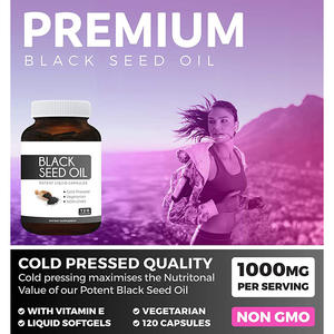 Huile de graines de cumin noir OEM, 120 capsules molles, santé de la peau, végétalien, huile de graines de cumin noir pure pressée à froid - Product Image 2