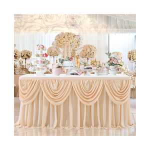 Mantel de falda plisado de gasa de tul duradero para fiestas de cumpleaños de adultos - Product Image 6