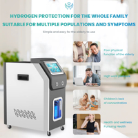 Inhalateur d'hydrogène portable intelligent |   99,99% de pureté élevée 6000ML/MIN |   Machine à hydrogène-oxygène pour les modes de vie actifs
