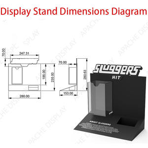 Apache Présentoir personnalisé en acrylique pour comptoir Présentoir pour cigarettes électroniques pour <span class=keywords><strong>magasin</strong></span> de fumée - Product Image 3