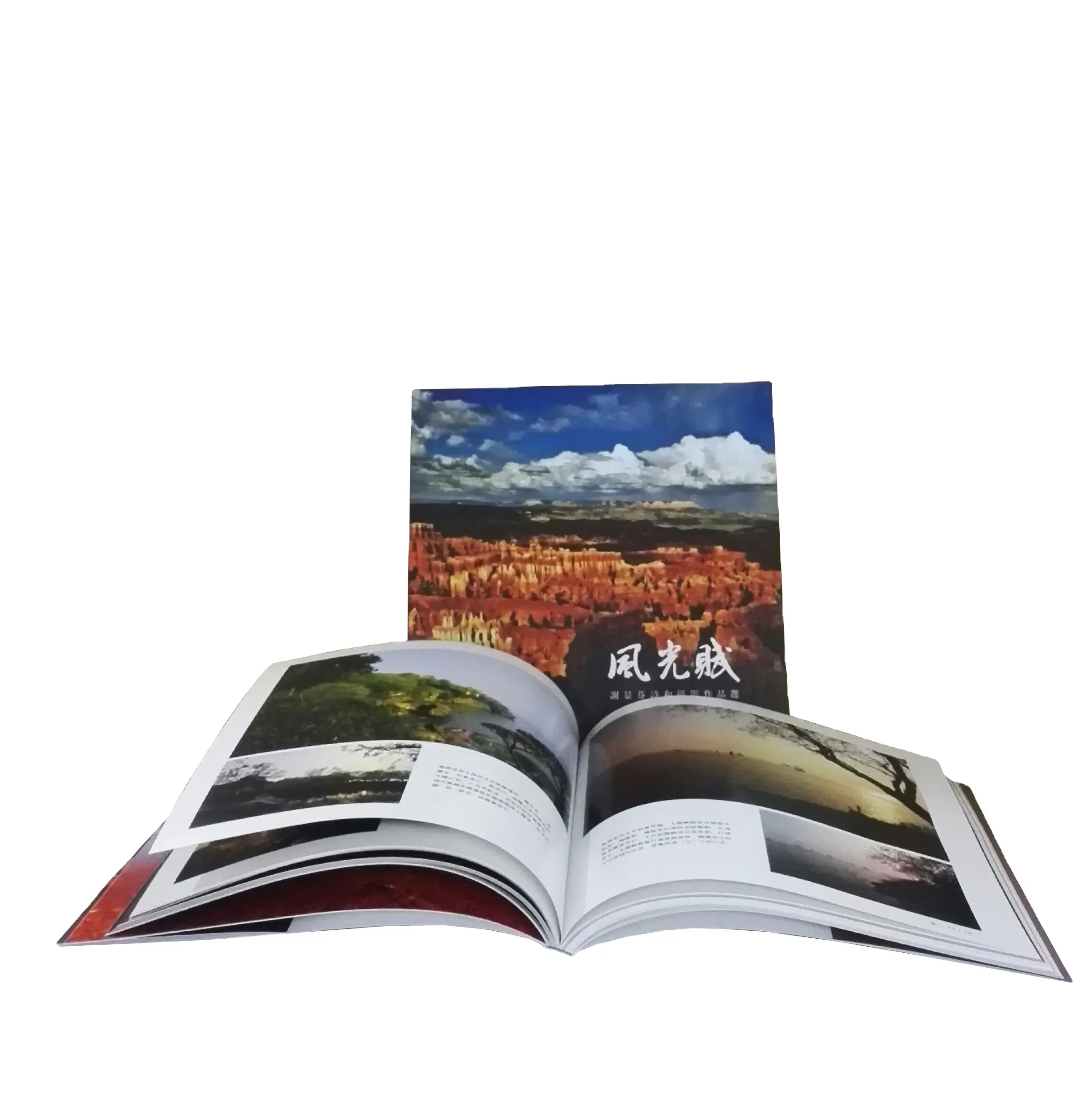 Low MOQ Paperback Photography Album Offset Printing Service Custom History Softcover Photo Book