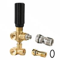 Baru 4500 PSI 10.5-GPM 3/8 "pegas hitam kuningan tekanan mesin cuci katup VRT3 untuk penggunaan rumah dan ritel pompa AR pompa antar