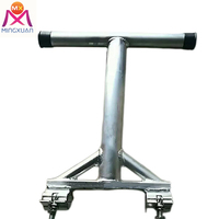 Double bouton unique T-pole 50CM Pipe Clamp Truss Hook Aluminium Stage Lighting Side Arm