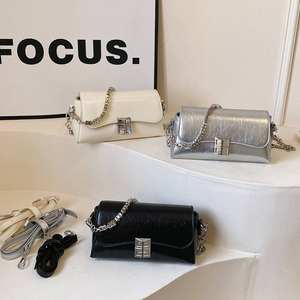 Sac à bandoulière décontracté pour femmes à la mode, multifonctionnel, nouveau sac en cuir verni PU - Product Image 3