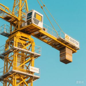 Grue à tour sur châssis neuve 10t, performances parfaites, capacité de charge nominale 25/30 tonnes, avec moteur et boîte de vitesses, essentielle pour la construction - Product Image 4