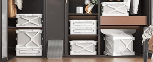 Scatola Pieghevole per Compressione Sottovuoto, Organizzatore per Vestiti, Armadio per Conservazione Abiti di Grande Capacità - Product Image 6