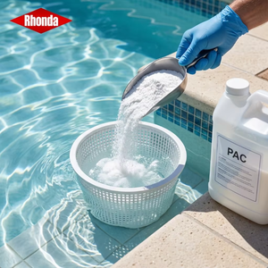 RHONDA PAC Policloruro <span class=keywords><strong>de</strong></span> Aluminio 28-30% Al2O3 Floculante <span class=keywords><strong>de</strong></span> Clarificación Rápida Bajo en Residuos Limpiador para Piscinas y Spas Excelente - Product Image 4