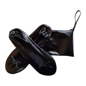 <span class=keywords><strong>Scarpe</strong></span> da balletto pieghevoli di colore <span class=keywords><strong>blu</strong></span> con suola morbida in borsa - Product Image 6