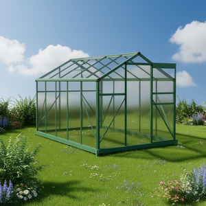 Serra Ibrida in Policarbonato 6x10ft Modello D0100HA8N8Y per Giardino - Product Image 2