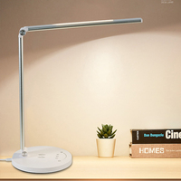 Nouveau produit Lampe de bureau LED moderne Lampe de chevet Bureau Étude Charge sans fil DC E26
