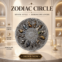Fournisseur transfrontalier Commerce extérieur Pièces commémoratives en fer Ornements du zodiaque de style européen et américain Cadeaux de collection