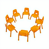 Chaises pour enfants de haute qualité, modernes, en plastique durable, portables, sûres et écologiques, pour l'école, le salon et l'extérieur