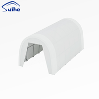 Abri de stockage portable en acier avec couverture en PVC pour extérieur, abri de garage pour voiture, abri de stationnement pour voiture