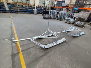 Trineo de esquí de madera para ATV y <span class=keywords><strong>moto</strong></span> de nieve para remolques de motocicleta - Product Image 4