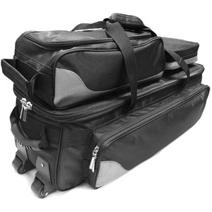 Vente en gros de haute qualité OEM chariot à roulettes personnalisé 3 4 quatre rouleaux boules de <span class=keywords><strong>bowling</strong></span> sac fourre-tout - Product Image 5