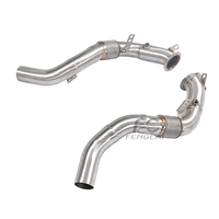 Sistema de Escape de Acero Inoxidable OEM, Tubo de Escape de Alto Rendimiento para BMW F85 X5M S63 4.4T, Mejora de Sonido y Potencia