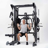 Système d'entraînement de force tout-en-un professionnel robuste avec rack Smith pour équipement de gym de compétition