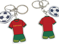 Porte-clés de football personnalisés 2026 – Breloques en acrylique, maillots de foot USA, coupe du monde, vente en gros