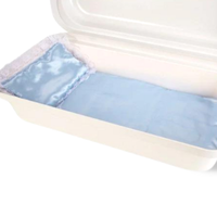 Cercueils en plastique pour animaux de compagnie Souvenirs de chat et de chien Enterrement d'animal de compagnie Fournitures funéraires Petits animaux Hamster Lapins Poisson Cercueil funéraire