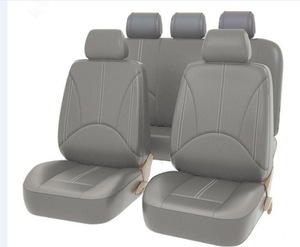9 pièces Housses de siège de <span class=keywords><strong>voiture</strong></span> Ensemble complet Bleu Gris Noir Sièges <span class=keywords><strong>avant</strong></span>/arrière à dossier séparé <span class=keywords><strong>Protection</strong></span> en tissu Tissu intérieur de <span class=keywords><strong>voiture</strong></span> sport Quatre - Product Image 4