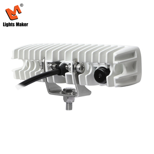 Universal LED Light Bar 48W 6 Inch Slim Flood Beam 3300LM IP67 Waterproof 9-32V 12V 24V Aluminum Housing Pure White - Product Image 2
