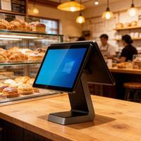 POS-терминал DiligenCe DC-1502H с 15-дюймовым сенсорным TFT LED-экраном, двумя ОС (Linux/Windows), 8 ГБ DDR3 ОЗУ, 16/32 ГБ памяти и термопринтером
