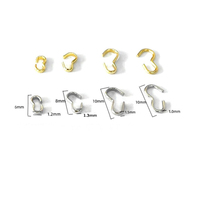 Liens rapides en acier inoxydable connecteur breloque noeud chaîne fermoir bijoux connecter lien résultats pour la fabrication de bijoux accessoires de réparation