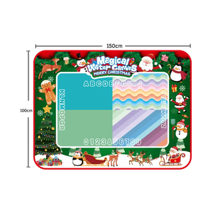 Kreative Magische Wasser-Zeichenleinwand Zeichenspielzeug Großformat Weihnachtsgeschenk für Kinder Wasser-Doodle-Matte - Product Image 2