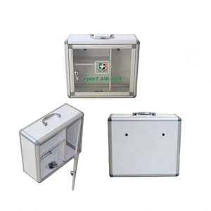 EHBO-kast Dragon DW-A08 EVA wandmontage, medische noodtas, reiskoffer met harde schaal voor <span class=keywords><strong>AED</strong></span>-defibrillator, handleiding, CE-gecertificeerd - Product Image 1