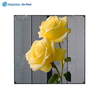 Écran LED transparent P3.91P7.82, écran LED pour vitrine, mur vidéo, écran transparent extérieur