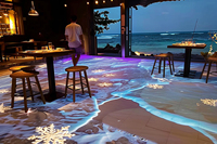 Système de projection au sol interactif intérieur étanche Jeu pour enfants Restaurants Musée École Projecteur au sol interactif