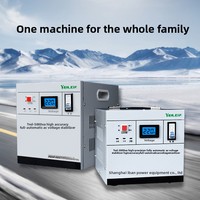 Stabilisateur de tension AC 220V entièrement automatique pour climatiseur domestique, alimentation 10 KVA monophasé, modèle TND, fabriqué en Chine