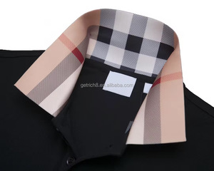 <span class=keywords><strong>Polo</strong></span> di Lusso Sportiva e Traspirante, Stile Casual Burberry, Slim Fit, Colletto a Quadri, Manica Lunga per Uomo - Product Image 6