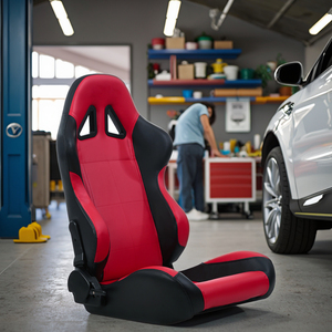 Asiento de Carreras Ajustable de Cuero PU de Alta Calidad - Product Image 2