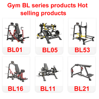 Brightway Fitness équipement de gymnastique commercial haut de gamme broche d'entraînement de puissance sélection chargée assis biceps curl machine