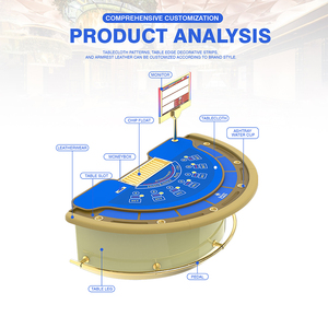 Mesas <span class=keywords><strong>de</strong></span> Póker Redondas Profesionales con Pantalla Táctil Personalizadas <span class=keywords><strong>de</strong></span> Alta Calidad para Casino, en Venta - Product Image 3
